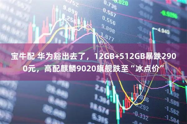 宝牛配 华为豁出去了，12GB+512GB暴跌2900元，高配麒麟9020旗舰跌至“冰点价”